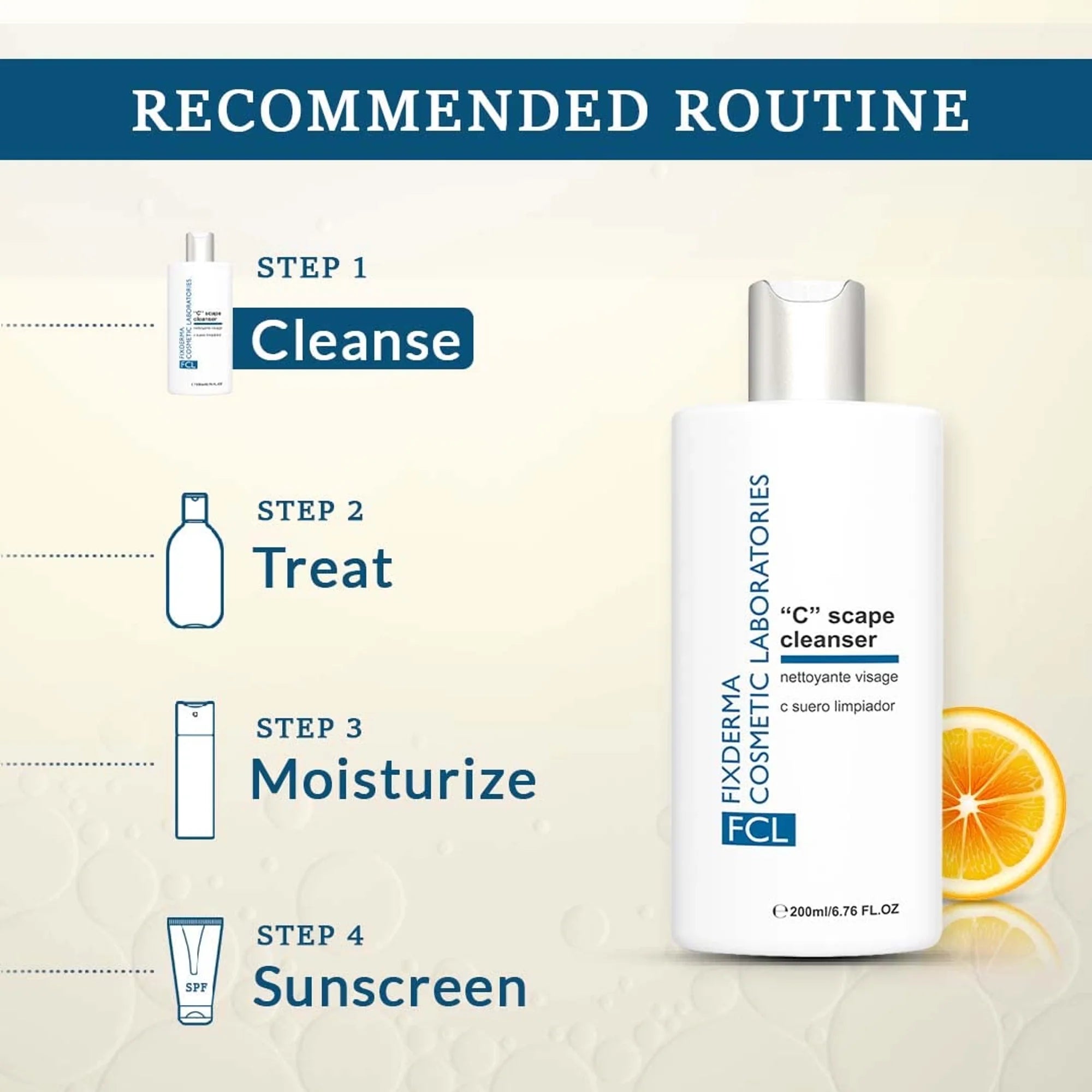 FCL C Scape Cleanser, 200ml