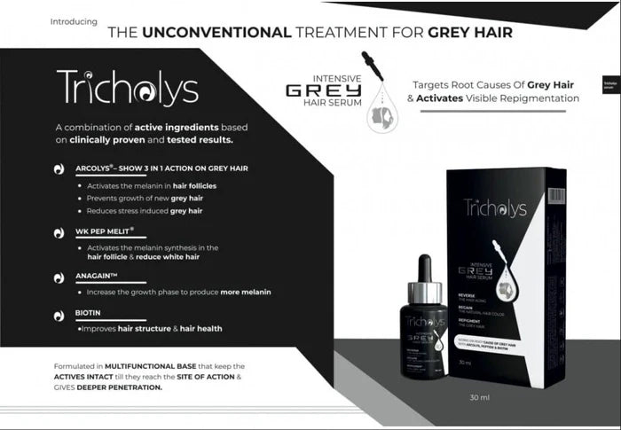 Tricholys Intensive Grey Hair Serum, 30ml