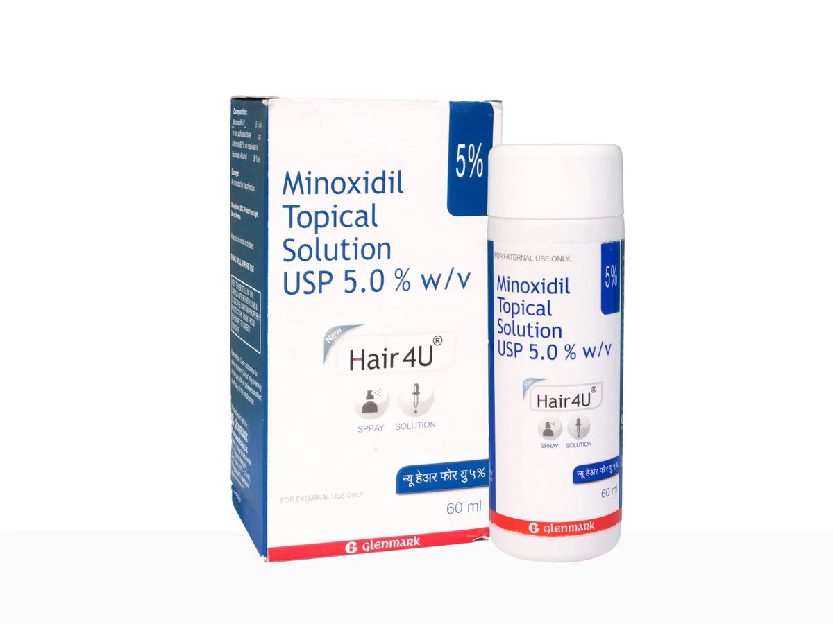 Hair 4U Solution USP 5% 60ml