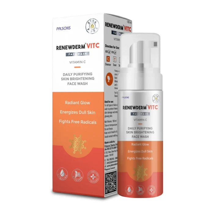 Palsons Renewderm Vit C Face Wash, 100ml