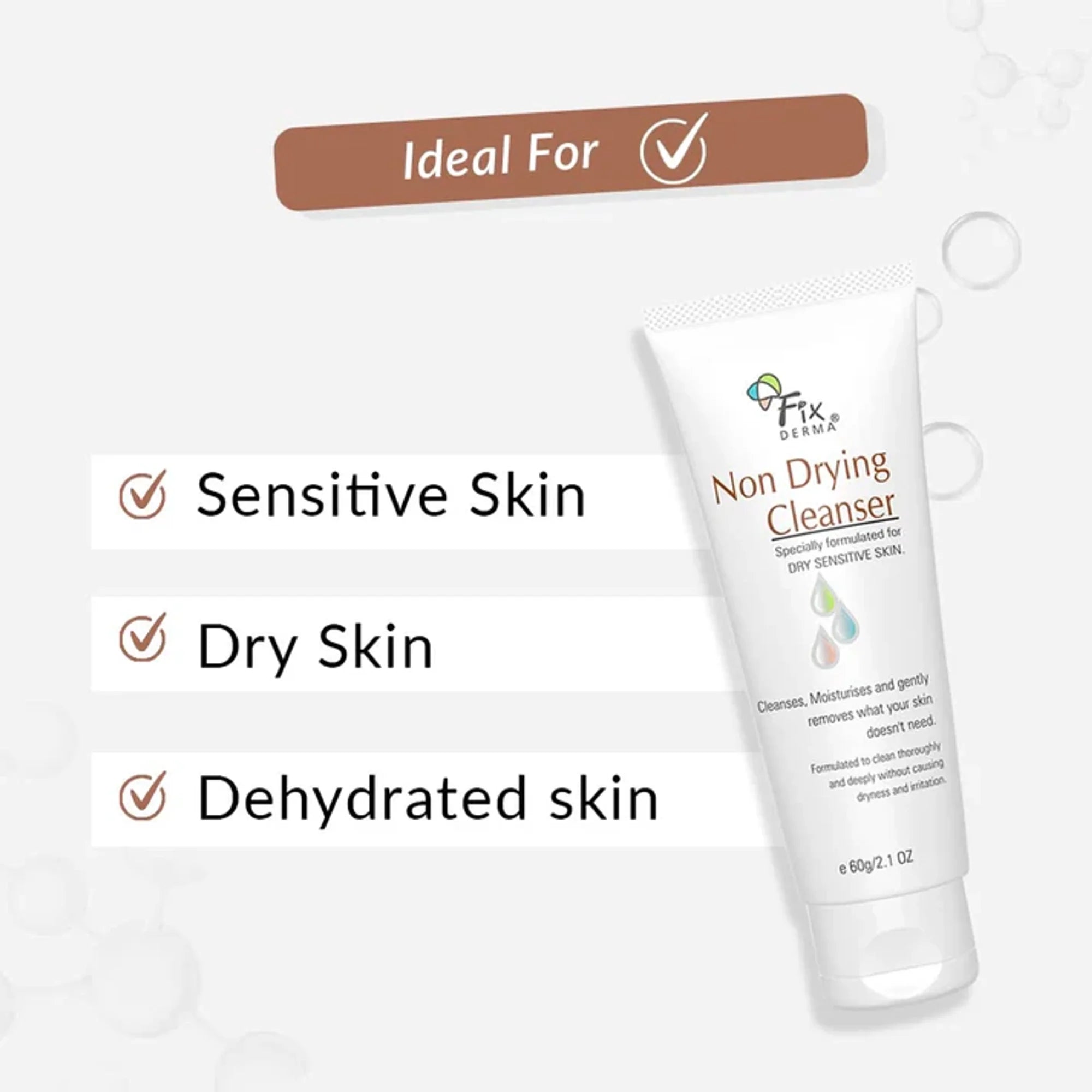 Fixderma Non Drying Cleanser PACK OF 2 60gm