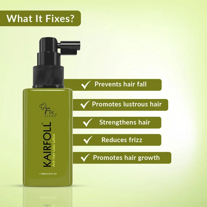 Fixderma Kairfoll Anti Hair Loss Lotion, 100ml