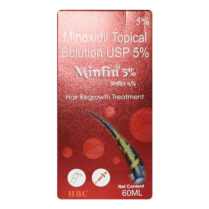 Minfin 5% hair Growth solution, 60ml