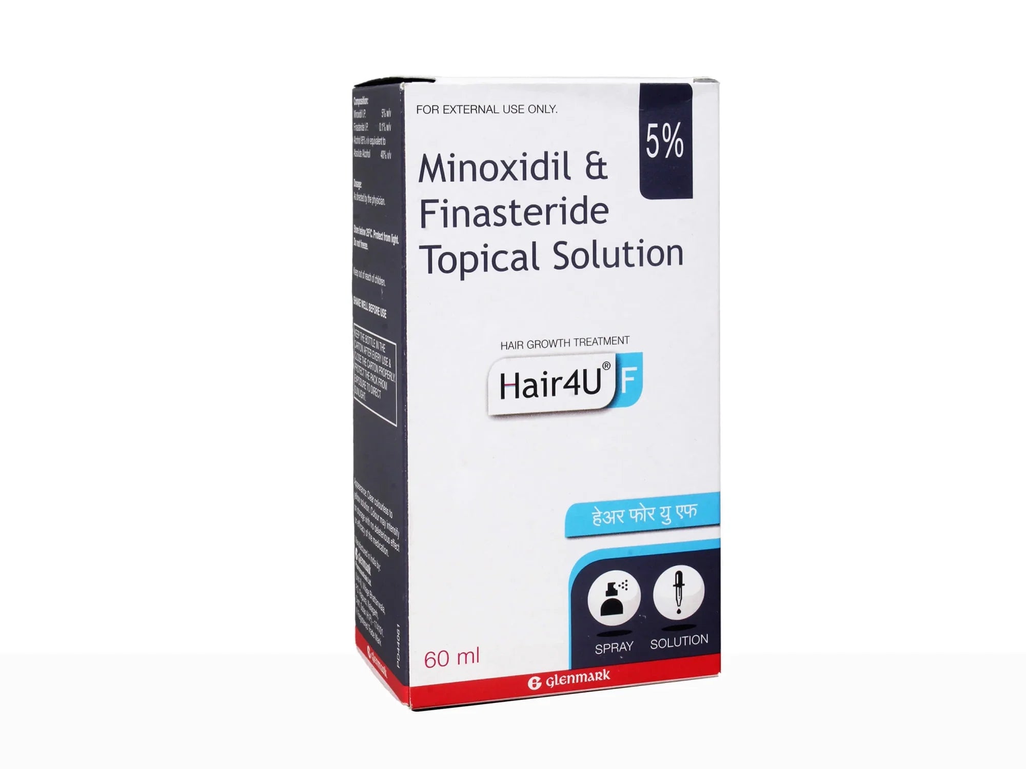 Hair 4U F 5% Hair Solution, 60ml