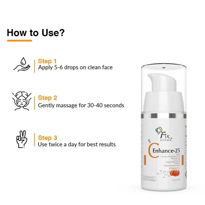 Fixderma C Enhance-25 Serum, 15gm