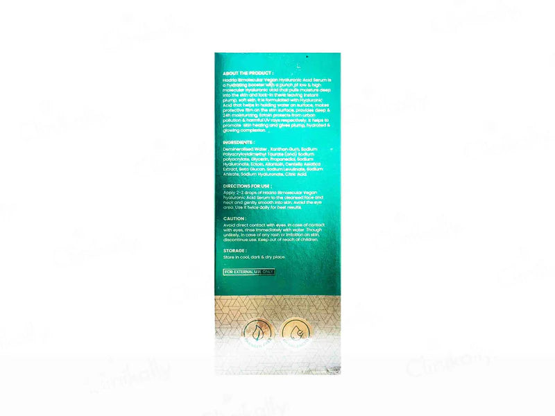 Hadria Bimolecular Vegan Hyaluronic Acid Serum