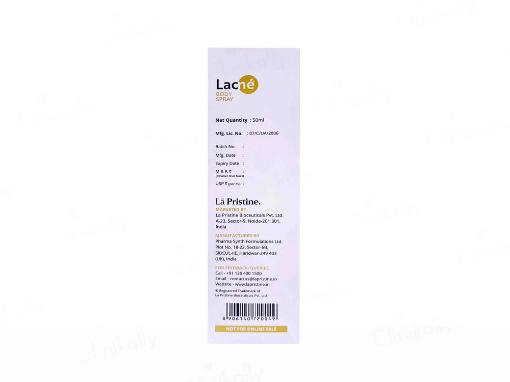 Lacne 360 Acne Treatment Body Spray