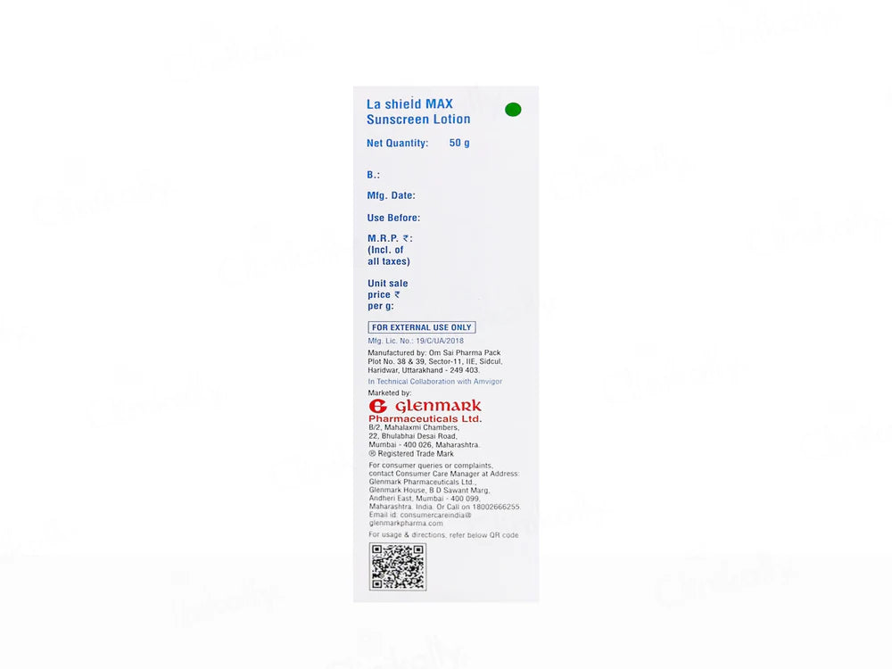 "La Shield Max Expert Intense Protect Sunscreen Lotion SPF 80+ PA++++ "