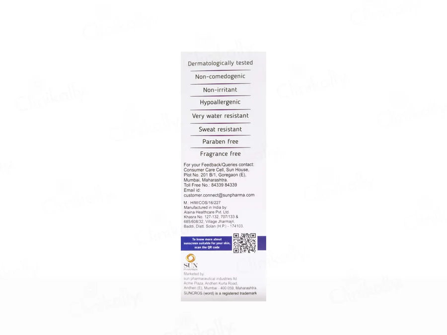 Suncros Neo Sunscreen Gel SPF 75+ PA+++